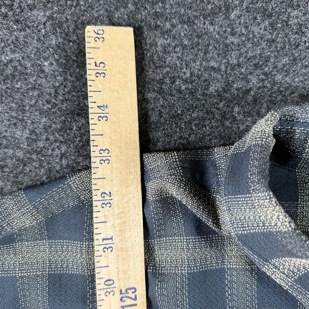 The North Face Button Up Shirt Mens XL Blue Plaid Outdoor Zip Pocket‎